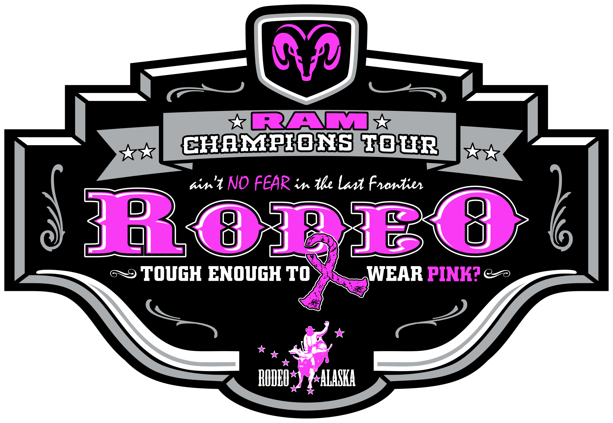 Ram Rodeo Alaska Tough Enough To Wear Pink Rodeo Alaska State Fair 7114